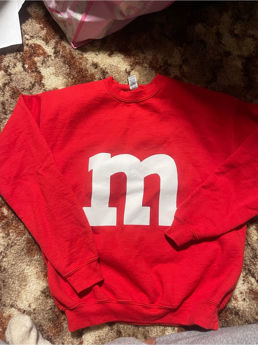 M&M Red Crewneck Sweater Costume